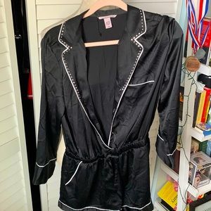 Victoria’s Secret black pj romper